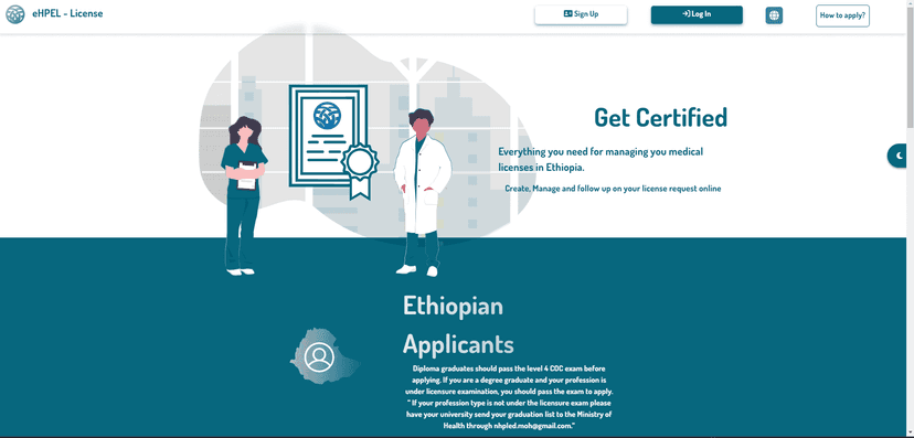 Electronic Health Professionals Licensing System (HRL)